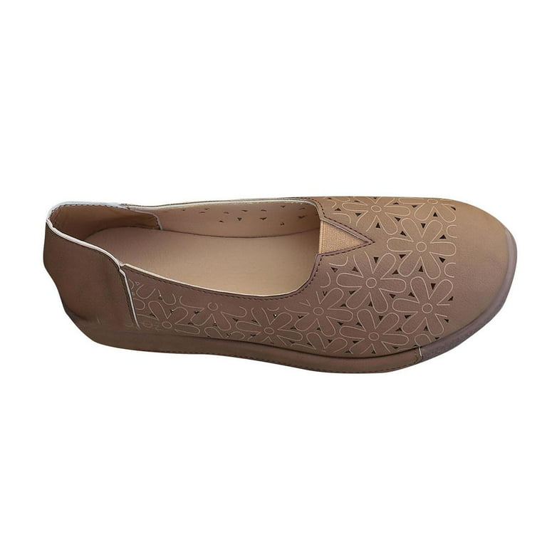 Women's Ballet Flats, Comfortable Round Toe Slip on Dressy Work
