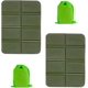 thumbnail image 1 of Folding Camping Mat 2 Pieces Waterproof Mat Outdoor Foldable Foam Mat for Hiking Camping Hiking Park Picnic and Beach, Army Green, 1 of 5