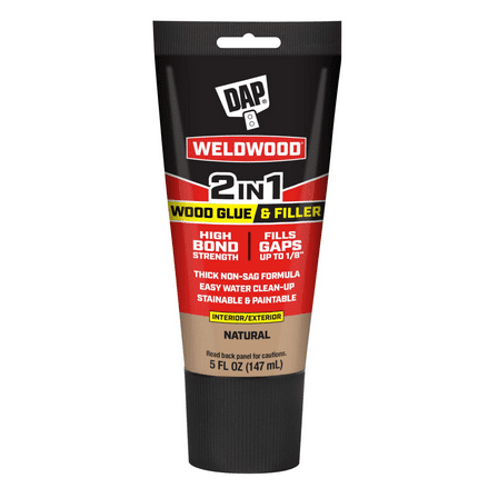 DAP Weldwood 2 in 1 Wood Glue & Filler: 5 fl. oz. (Natural)