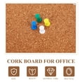 thumbnail image 2 of Cork Bulletin Board Push Pin Boards Decorative Message, 2 of 6