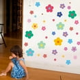 thumbnail image 4 of Vikakiooze Flower Wall Decals,Vinyl Peel and Stick Boho Colorful Cartoon Flowers Wall Stickers for Kids Playroom Bedroom Living Room Nursery Wall Decor, 4 of 6