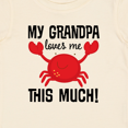 thumbnail image 4 of Inktastic My Grandpa Loves Me Crab Boys or Girls Baby T-Shirt, 4 of 5