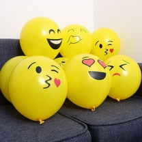 Emoji Helium Grade Balloon, Birthday Party Decor, 12", 72 Pieces