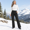 Black- New Versione-4 Short, variant on Ski Pants Women Waterproofulated Snow Soft Shell