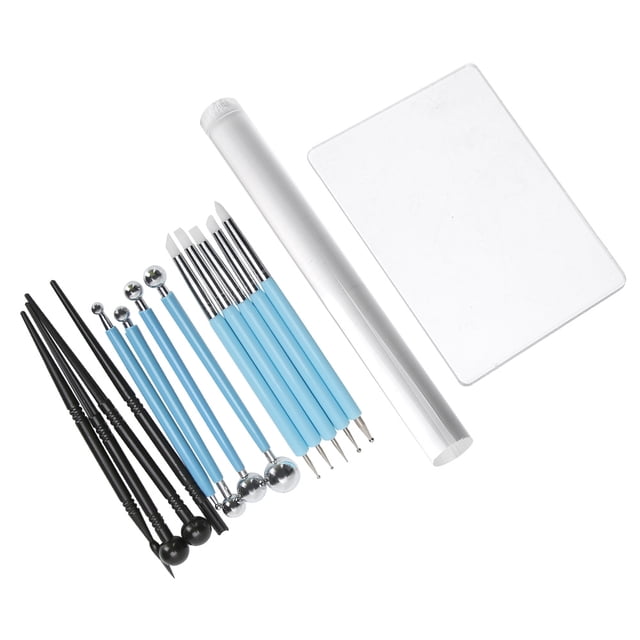 Clay Carving Tool, Clay Sculpting Tool Double Head Designs For Color Shaping Mixing Drawing, Fine Details For Clay Sculpture And Handicraft Carving
