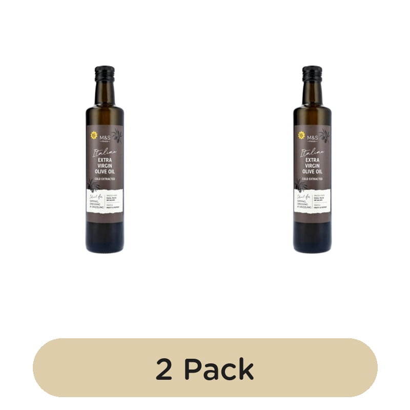 M&S Italian Extra Virgin Olive Oil 500ml, British Import (Pack of 2)