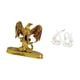 thumbnail image 4 of Escultura de cisne de resina, figura de animal, decoración coleccionable, material cerámico, ideal para el hogar, la oficina, el escritorio, regalo., 4 of 7