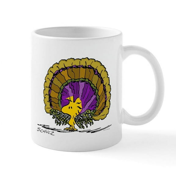 CafePress - Woodstock Turkey Mug - 11 oz Ceramic Mug - Novelty Coffee Tea Cup