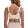 thumbnail image 3 of INSPIRE CHIC Women's Bras Front Close Wireless Push Up Nursing Adjustable Spaghetti Straps Back Hooks Maternity Bra S Light Beige, 3 of 5