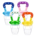 thumbnail image 1 of Chupete de bebé con tetina de frutas para papilla de frutas y verduras | tetina de silicona en pezón| Mordedor de juguete de masaje de entrenamiento | Bolsas de silicona sin BPA suaves y seguras de gr Namotu ZH-422-1, 1 of 7