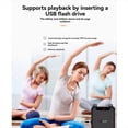 thumbnail image 2 of Amplificador de Voz Portátil IPX6 de 30 W, Resistente Al Agua, con Micrófono Inalámbrico y Altavoz Bluetooth para Profesores y Guías Turísticos., 2 of 5