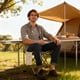 thumbnail image 1 of Silla de camping informal, silla plegable portátil para exteriores, 1 of 6