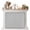 Black, variant on Sage Green Striped Magnetic Fireplace Cover, Fireplace Draft Blocker, Sage Green White Stripes Farmhouse Fireplaces Blanket for Heat Loss/Cold Air, Fireplaces Draft Stopper Cover for Inside 39"x32"
