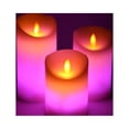 thumbnail image 2 of Led Rgb Candles Flameless Candle Lights, Multicolor Tea Lights Warm White Led Candle Lights Wick Flickering Electric Led Lamp With Remote Control Home Decoration, 2 of 8