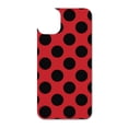 thumbnail image 3 of DistinctInk Custom SKIN / DECAL compatible with OtterBox Symmetry for iPhone 11 Pro MAX (6.5" Screen) - Black & Red Polka Dots, 3 of 5