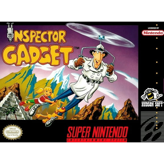 Restored Inspector Gadget (Super NES, 1993) Action Game (Refurbished)