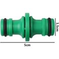 thumbnail image 2 of Double Plug Hose Connector Extender,garden Hose Coupling For Car Washing And Garden Hose Pipe Connection (12pcs, Green), 2 of 5
