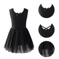 thumbnail image 3 of Stelle Ballet Tutu Leotard Sleeveless Tank Ballerina Dance Dress with Skirt for Girls,Black,8-9 Years, 3 of 7