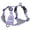 Purple, variant on BadPiggies Reflective Dog Harness No Pull Pet Vest Breathable Chest Harnesses Adjustable for Small Medium Large Dogs Cats