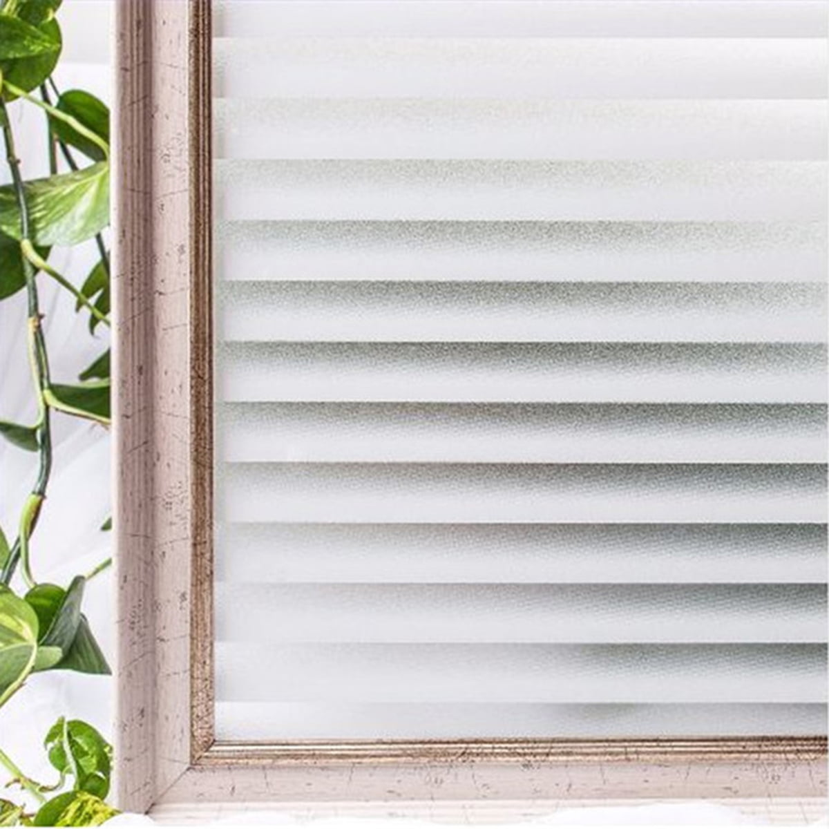 Frosted Window Film Privacy Static Cling Window Stickers Sun Block Decorative 