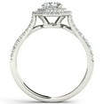 thumbnail image 3 of 1 Carat T.W. Diamond Double Halo 14kt White Gold Engagement Ring, 3 of 5