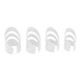 thumbnail image 4 of 4Pcs Guitar Finger Pick Fingertip Protector Instrument Accessory Set Kit For Bass Banjo, 4 of 8