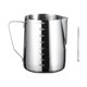 thumbnail image 2 of Jarra de espuma de leche de acero inoxidable, taza de café, jarra de leche, jarra de acero inoxidable para el hogar, taza de espuma de leche para 900ml Macarena Jarra para espumar leche, 2 of 8