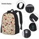 thumbnail image 3 of Balery Valentine'S Day Rose Mochila Escolar 3 en 1 para Niños - Mochila Resistente con Lonchera Térmica y Estuche - Mochila Escolar para Niños y Niñas, 3 of 7