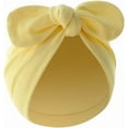 thumbnail image 2 of Dalrosia 4PCS Baby Girl Hat Infant Cotton Hats Knotted Rabbit Ear 0-12 Months, 2 of 5