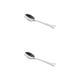 thumbnail image 1 of Inteprter Tenedor cuchara con forma de llave inglesa creativa de acero inoxidable, vajilla para carne, cena, fruta, postre, tenedores largos, cuchara de cuchara de llave 2piezas Inteprter CBP152784, 1 of 6