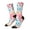 2 Black-2, variant on Cupcakes and Donuts Print Adult Socks for Men & Women,Calf Socks, Ankle Socks,Boots Socks,Breathable Casual Sock,Unisex Crew Socks