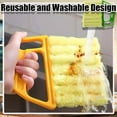 thumbnail image 2 of All-Purpose Washable Cleaning Brush – Blinds, AC Vents & Window Tracks,2025 New Stuffdatas All-Purpose Washable Cleaning Brush,Blind Cleaner Duster Tool Kit (Orange,1PCS), 2 of 8