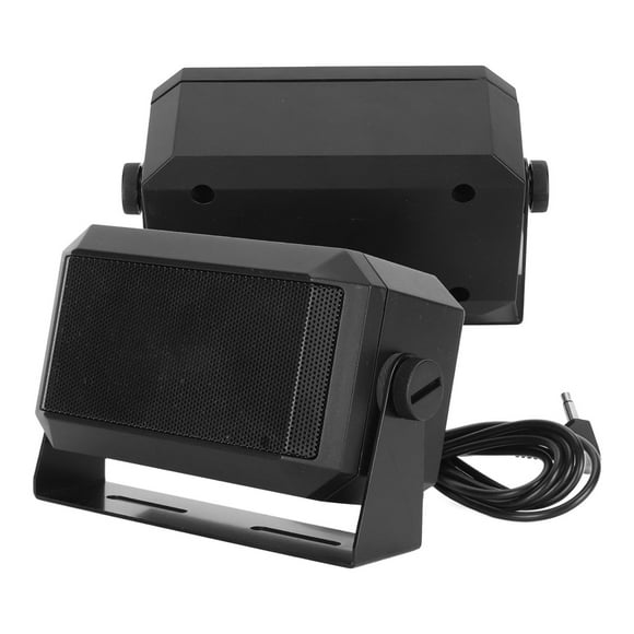 Haut-parleur Externe pour Voiture, Haut-Parleur CB Haute Performance Rectangulaire Professionnel 5W pour Jambon pour Émetteur-Récepteur Mobile