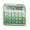 Green, variant on Office Calculator Flexible Key Panel Inclined Screen Display