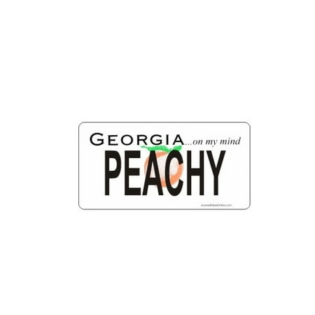 Design It Yourself Georgia Bicycle Plate. Free Personalization on