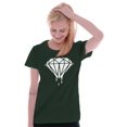thumbnail image 5 of Diamond Dripping Fashionable Girly Women's T Shirt Ladies Tee Brisco Brands S, 5 of 6