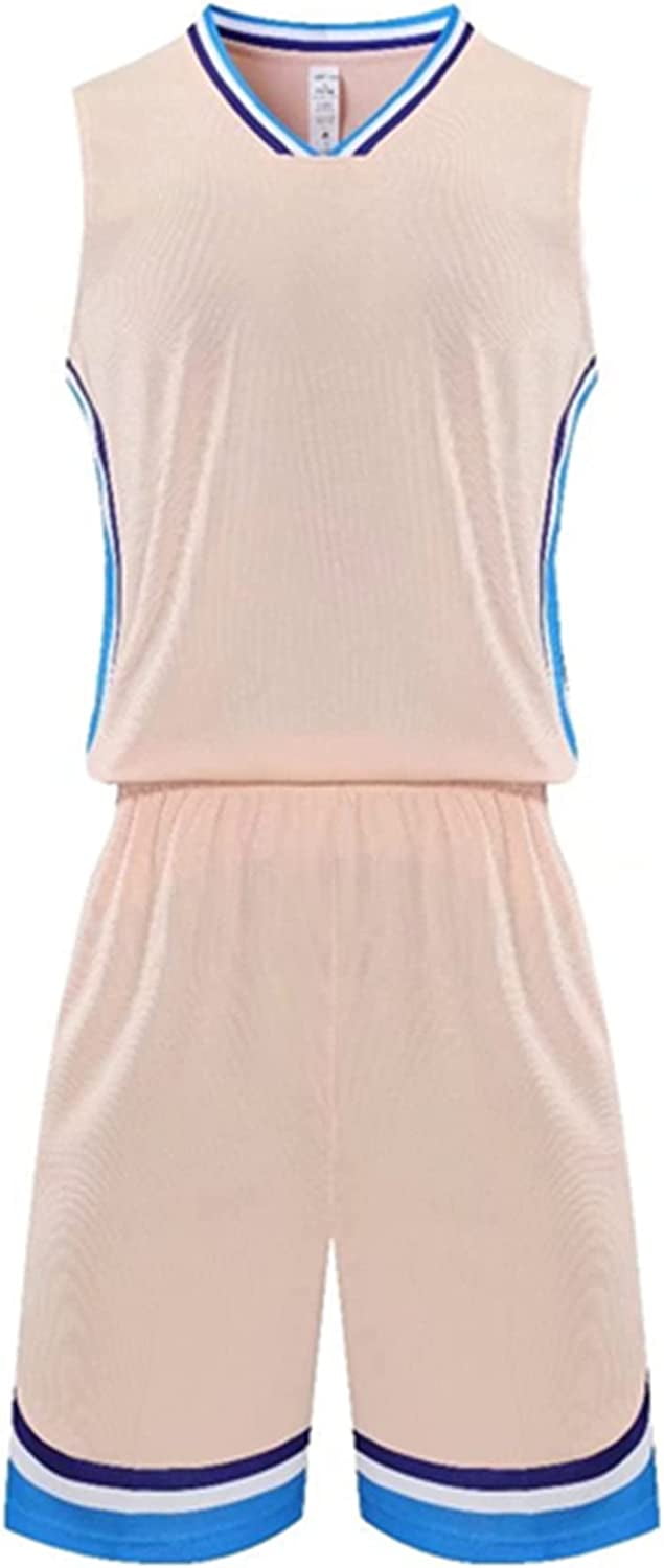 Topeter Men\‘s Basketball Jersey Shorts Uniforms Sports Shirt w