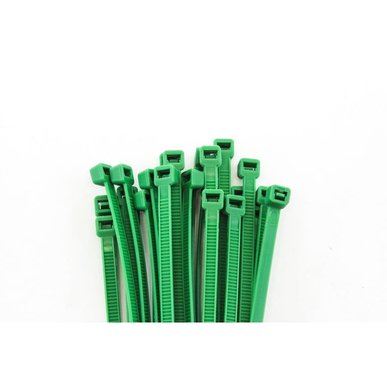 100 Green 8 inch Wire Cable Zip Ties Nylon Tie Wraps 50lb USA Made Tiger Ties 100 Green 8 inch Wire Cable Zip Ties Nylon Tie Wraps 50lb USA Made Tiger Ties