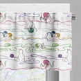 thumbnail image 3 of Ambesonne Kitten Window Valance, Cats with Yarn Balls, 54" X 12", Multicolor, 3 of 5