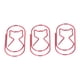 thumbnail image 4 of Clip de papel en forma de caja, 4 clips para marcapáginas de gato, marcapáginas de alambre, diseño fácil de usar Jadeshay  A, 4 of 8