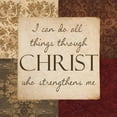 thumbnail image 2 of Greene, Taylor 12x12 White Modern Wood Framed Museum Art Print Titled - I CAN DO ALL THINGS, 2 of 4