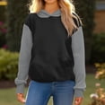 thumbnail image 2 of Bovemsi Sweatshirt for Women Oversized Hoodies Cute Cotton Plain Pullover Plus Size Hooded With Pocket Winter Outfits Camo Hoodie, 2 of 6