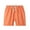 Orange, variant on LYMAYTER Kids Baby Summer Casual Shorts for Girls Boys,Toddler Elastic Waist Linen Shorts Pants Solid Color Drawstring Cotton Linen Shorts 2-13T