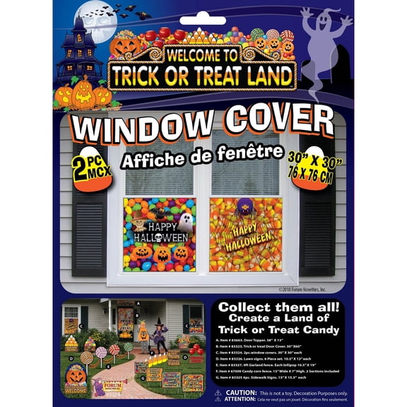 Trick Or Treat Land - Window Cover