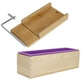 thumbnail image 1 of Bread Cutter, Bamboo Wood Strong Stability  , Wear Resistance For Woman Man Planche à Découper + Boîte Sans Couvercle, 1 of 8