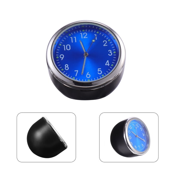 KONTONTY 1Pack Dashboard Clock for Car Dark Blue Clock for Vehicle