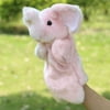 Elephant Hand Puppet Baby Kids Child Soft Doll Plush Toys (Pink)