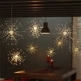 thumbnail image 2 of Guirnalda de luces LED con forma de diente de león y fuegos artificiales para decoración navideña, 180 LED, 8 modos, control remoto, 2 of 5