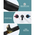thumbnail image 5 of Wowow Wall Mount Tub Filler Matte Black Bathtub Faucets with 12 in. Long Spout Reach and Brass Rough in Valve, 5 of 8