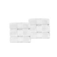 thumbnail image 2 of Superior Aria Turkish Cotton 6-Piece Hand Towel Set, Ultra Soft Heavyweight Towels, White, 2 of 6